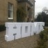 Home Marketing Ltd - Manufacture and installation of built-up foamex lettering at 110cm high