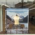 Adidas Spezial - Photographic backdrop on tripod frames and timber display plynth window displays with pre-cut white vinyl lettering applied to the windows